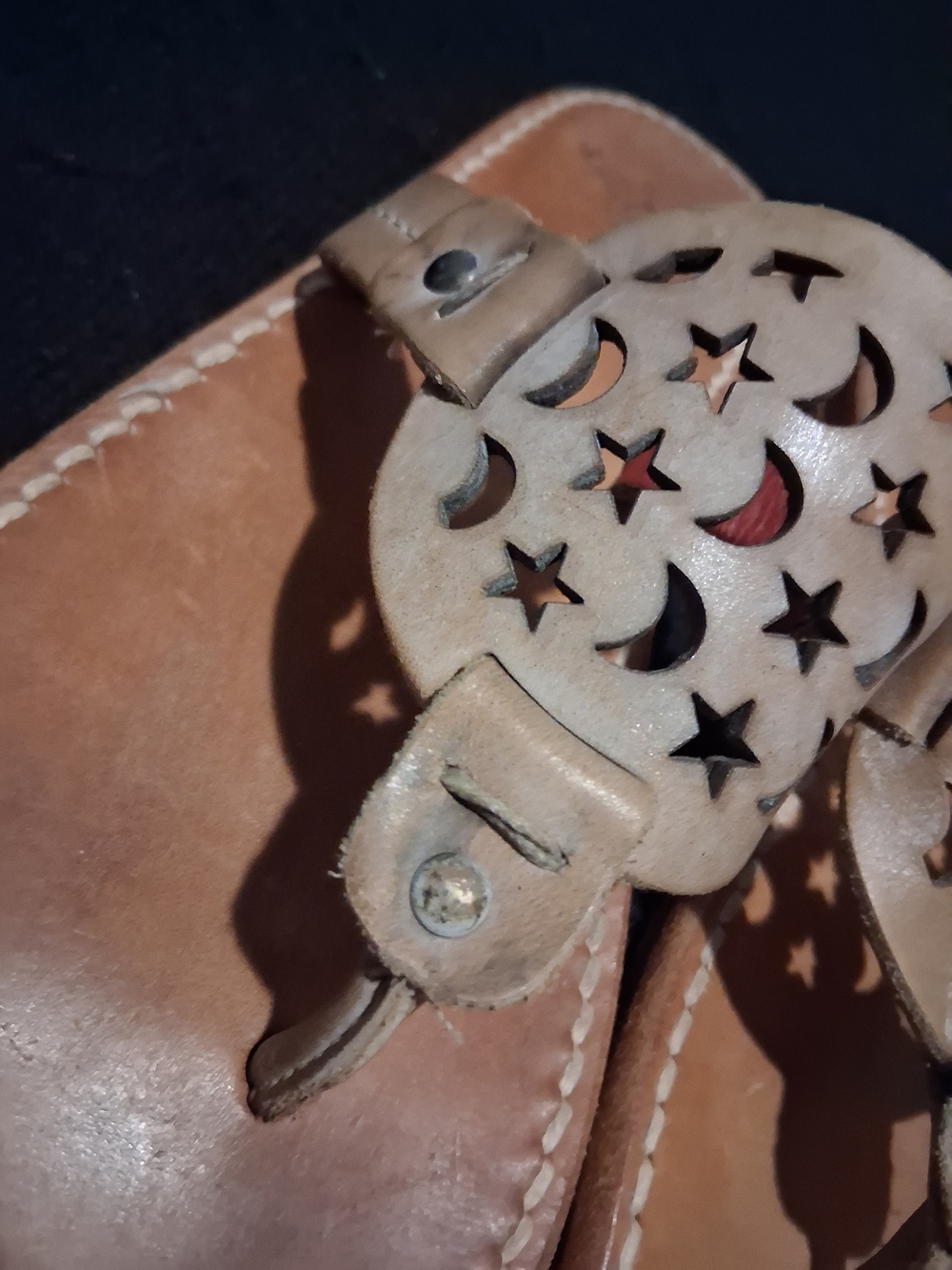 Freebird by Steven Tan Leather Cutout Star & Moon Sandals - Picture 3 of 8